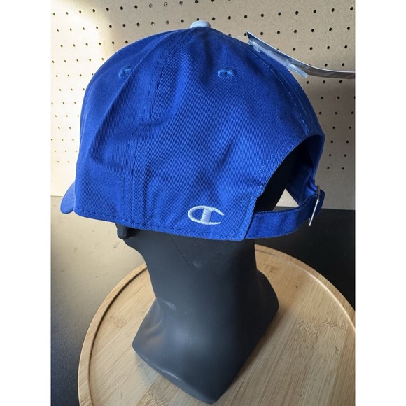 Kansas University Jayhawks Champion Baseball Cap‎ Hat Basketball Adjustable Blue - Picture 3 of 8